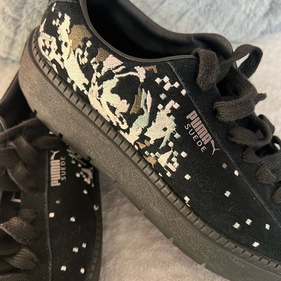 Puma Shoes - Puma Women's Platform Trace WN's Sneaker, Black